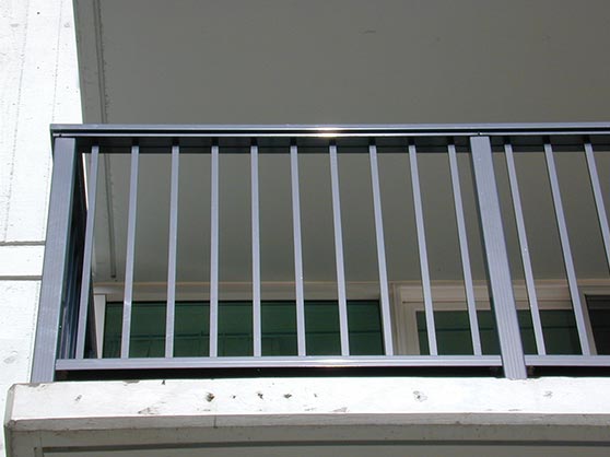 our team installed this railing balcony in San Ramon