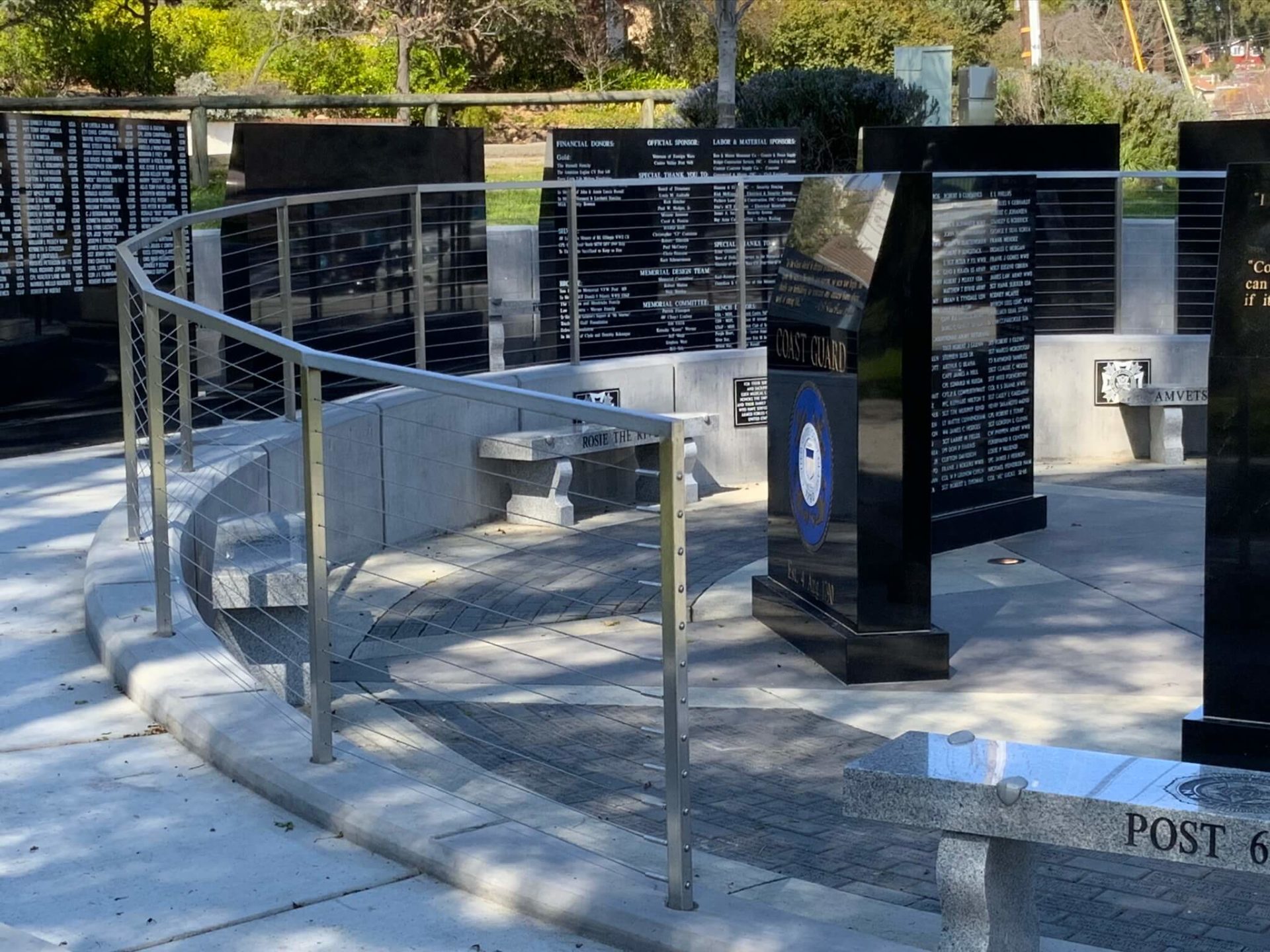 Castro Valley veteran's memorial