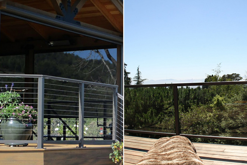 cable railing vs glass railing: which one gives you a better view?