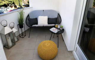 how can you make a small balcony feel bigger?