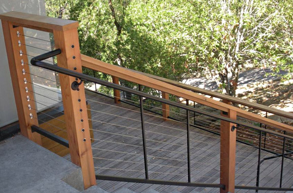 cable railing system installed by our dedicated railing contractor in Novato