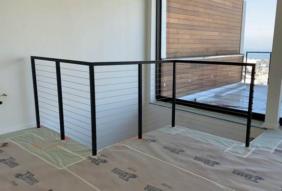 stainless steel cable railings made in monterey