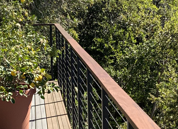 our pro team installed these cable railings in Foster City